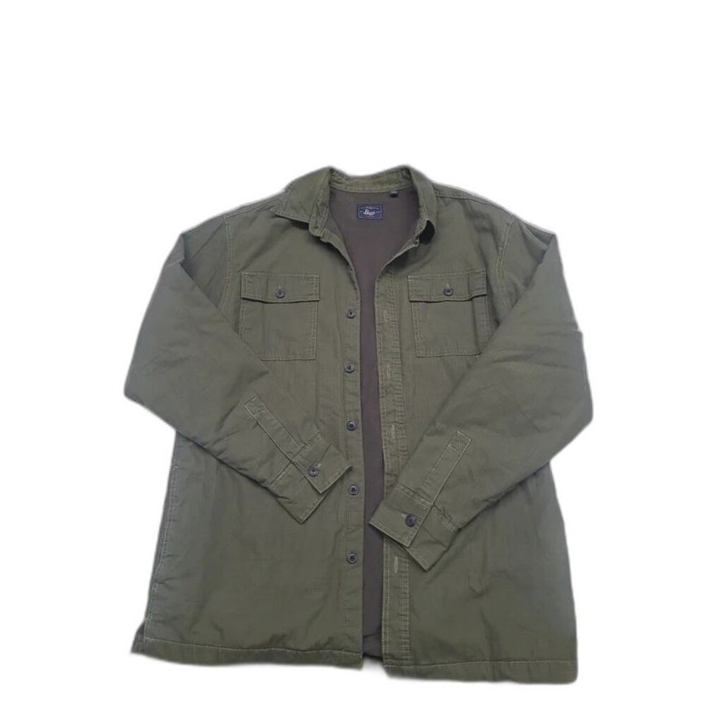 GH Bass Fleece lined Button Up Shirt Shacket